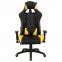 Кресло компьютерное BRABIX "GT Master GM-110", две подушки, экокожа, черное/желтое, 531927 - 6