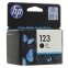 Картридж струйный HP (F6V17AE) Deskjet 2130, №123, чёрный, оригинальный, ресурс 120 стр. - 1