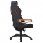 Кресло компьютерное BRABIX "Techno Pro GM-003", ткань, черное/серое, вставки оранжевые, 531813 - 6