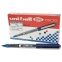 Ручка-роллер Uni-Ball Eye, СИНЯЯ, корпус серебро, узел 0,5 мм, линия 0,3 мм, UB-150 BLUE - 1