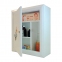 Шкафчик-аптечка металлический, навесной, внутренние перегородки, ключевой замок, 400x360x140 мм - 1