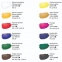 Краски акриловые художественные ГАММА "Студия", 12 цветов, туба 75 мл, картонная упаковка, 140820202 - 3