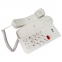 Телефон RITMIX RT-311 white, световая индикация звонка, тональный/импульсный режим, повтор, белый, 80002232 - 1