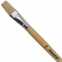 Кисть ПИФАГОР, ЩЕТИНА, плоская, № 14, деревянная лакированная ручка, пакет с подвесом, 200876 - 2