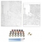 Картина по номерам 40х50 см, ОСТРОВ СОКРОВИЩ "Дождливый день", на подрамнике, акриловые краски, 3 кисти, 662480 - 3