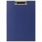 Доска-планшет STAFF "EVERYDAY" с прижимом А4 (225х316 мм), картон/бумвинил РОССИЯ, синяя, 229052 - 1