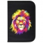Пенал BRAUBERG с наполнением, 1 отделение, 1 откидная планка, 24 предмета, 21х14 см, "Colorful lion", 270725 - 1