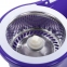 Комплект для уборки: швабра, ведро 7 л/5 л с отжимом центрифуга, 2 насадки, фиолетовый, LAIMA, 607485 - 9