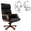 Кресло из натуральной кожи "Президент", СН 417, черное, 6082581 - 1