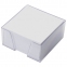 Блок для записей STAFF в подставке прозрачной, куб 9х9х5 см, белый, белизна 90-92%, 129193 - 1