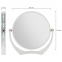 Зеркало настольное BRABIX, круглое, диаметр 17 см, двустороннее, с увеличением, прозрачная рамка, 607424 - 1