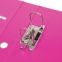 Папка-регистратор BRAUBERG "EXTRA", 75 мм, розовая, двустороннее покрытие пластик, металлический уголок, 228575 - 4