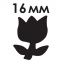 Дырокол фигурный "Тюльпан", диаметр вырезной фигуры 16 мм, ОСТРОВ СОКРОВИЩ, 227158 - 6
