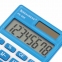 Калькулятор карманный BRAUBERG PK-608-BU (107x64 мм), 8 разрядов, двойное питание, СИНИЙ, 250519 - 4