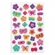 Наклейки гелевые "Бабочки и цветочки", многоразовые, с тиснением фольгой, 10х15 см, ЮНЛАНДИЯ, 661835 - 1