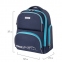 Рюкзак BRAUBERG CLASSIC, легкий каркас, премиум материал, Speed, синий, 37х32х21 см, 270088 - 1