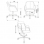 Кресло CH-380M, пятилучие металлическое, ткань, темно-серое, 1430559 - 1