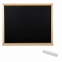 Доска для мела настольная/настенная (32х40 см), с мелком, черная, ПИФАГОР, 235498 - 2