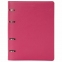 Тетрадь на кольцах А5 (180х220 мм), 120 листов, под кожу, клетка, BRAUBERG "Joy", розовый/светло-розовый, 129990 - 6
