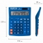 Калькулятор настольный STAFF STF-444-12-BU (199x153 мм), 12 разрядов, двойное питание, СИНИЙ, 250463 - 1