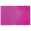 Папка на резинках BRAUBERG "Neon", неоновая, розовая, до 300 листов, 0,5 мм, 227462 - 2