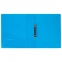 Папка на 2 кольцах BRAUBERG "Диагональ", 25 мм, внутренний карман, тонированная синяя, до 170 листов, 0,7 мм, 227504 - 3