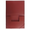 Папка на резинках BRAUBERG, стандарт, красная, до 300 листов, 0,5 мм, 221622 - 2