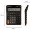 Калькулятор настольный BRAUBERG EXTRA-12-BK (206x155 мм), 12 разрядов, двойное питание, ЧЕРНЫЙ, 250481 - 3
