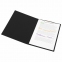 Папка-планшет STAFF "EVERYDAY", А4 (230х314 мм), с прижимом и крышкой, картон/бумвинил, РОССИЯ, черная, 229053 - 5