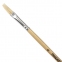 Кисть ПИФАГОР, ЩЕТИНА, плоская, № 6, деревянная лакированная ручка, пакет с подвесом, 200872 - 2