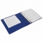 Папка на 4 кольцах с передним прозрачным карманом BRAUBERG, картон/ПВХ, 65 мм, синяя, до 400 листов, 223530 - 7
