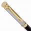 Ручка подарочная шариковая GALANT "Antic", корпус черный с серебристым, золотистые детали, пишущий узел 0,7 мм, синяя, 140388 - 5