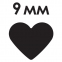 Дырокол фигурный "Сердце", диаметр вырезной фигуры 9 мм, ОСТРОВ СОКРОВИЩ, 227146 - 6