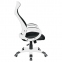 Кресло офисное BRABIX PREMIUM "Genesis EX-517", пластик белый, ткань/экокожа/сетка черная, 531573 - 2