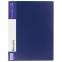Папка 20 вкладышей BRAUBERG "Contract", синяя, вкладыши-антиблик, 0,7 мм, бизнес-класс, 221772 - 1