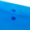 Папка-конверт с кнопкой МАЛОГО ФОРМАТА (240х190 мм), А5, прозрачная, синяя, 0,15 мм, STAFF, 270466 - 3