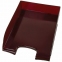 Лоток горизонтальный для бумаг BRAUBERG "Office style", 320х245х65 мм, тонированный красный, 237291 - 3