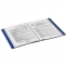 Папка 100 вкладышей BRAUBERG стандарт, синяя, 0,9 мм, 221609 - 6