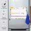 Планинг-трекер на холодильник магнитный СПИСОК ДЕЛ, 42х30 см, с маркером и салфеткой, ЮНЛАНДИЯ, 237852 - 1