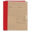 Папка для бумаг архивная А4 (225х310 мм), 80 мм, 4 завязки, крафт, корешок - бумвинил, 123203 - 1