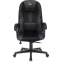 Кресло компьютерное ZOMBIE-9/BLACK, подушка, экокожа/ткань, черное, 1583706 - 4