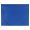 Папка на резинках BRAUBERG "Office", синяя, до 300 листов, 500 мкм, 227712 - 1