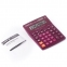Калькулятор настольный STAFF STF-888-12-WR (200х150 мм) 12 разрядов, двойное питание, БОРДОВЫЙ, 250454 - 7