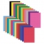 Цветная бумага, А4, мелованная (глянцевая), 24 листа 24 цвета, на скобе, ЮНЛАНДИЯ, 200х280 мм, "ЛЬВЁНОК", 129556 - 1
