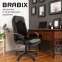 Кресло офисное BRABIX "Strike EX-525", экокожа черная, ткань черная, TW, 531381 - 9