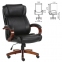 Кресло офисное BRABIX PREMIUM "Magnum EX-701", дерево, рециклированная кожа, черное, 531827 - 1