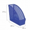 Лоток вертикальный для бумаг STAFF "Profit", 270х100х250 мм, сетчатый, полипропилен, синий, 237250 - 4
