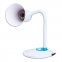 Настольная лампа-светильник SONNEN OU-607, на подставке, цоколь Е27, белый/синий, 236681 - 5