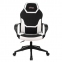 Кресло компьютерное BRABIX "Alpha GM-018", ткань/экокожа, черное/белое, 532640, GM-018_532640 - 3