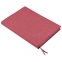 Блокнот А5 (148x213 мм), BRAUBERG "Tweed", 112 л., гибкий, под ткань, линия, красный, 110965 - 5